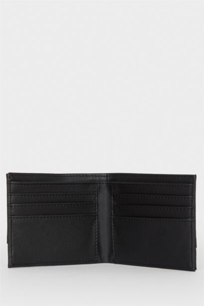 Man Faux Leather Wallet