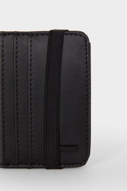 Man Faux Leather Wallet