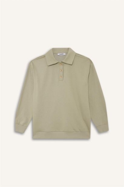 Regular Fit Polo Neck Soft Inside Thick Fabric Tunic