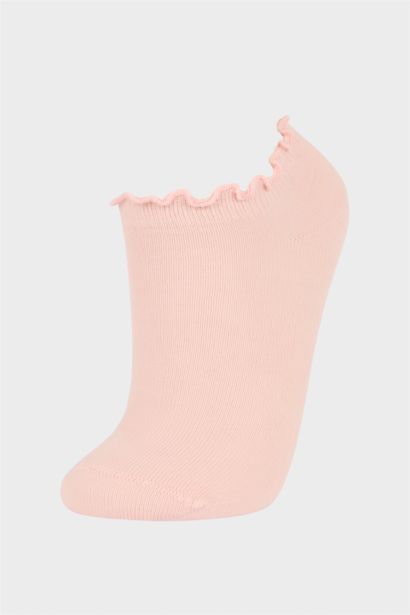 5'li Pamuklu Patik Çorap Kız Çocuk