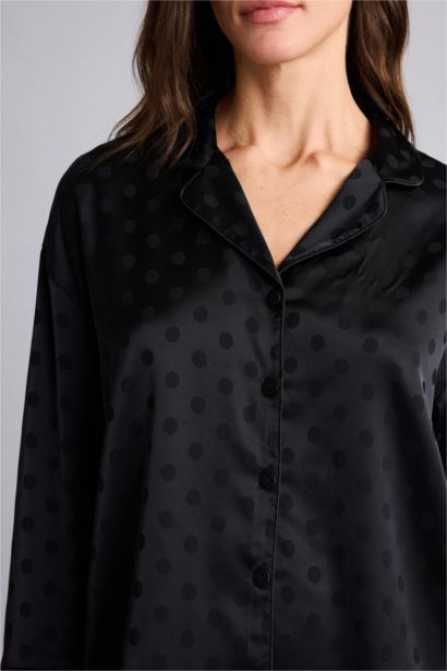 Polka Dot Top Bottom 2 Piece Pajama Set