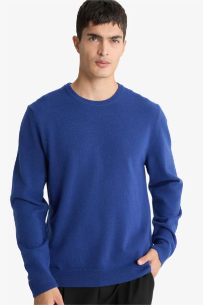 Pull 100% laine à col rond Coupe standard