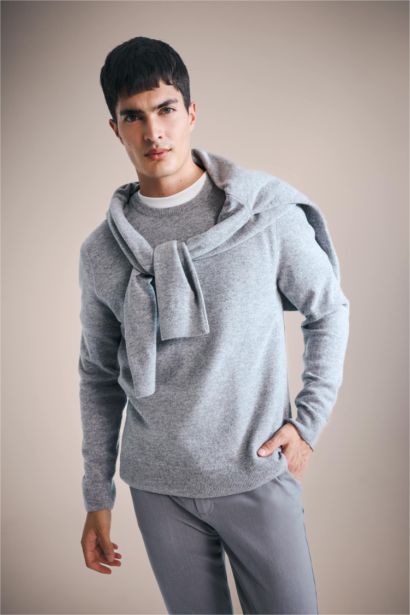 Pull 100% laine à col rond Coupe standard