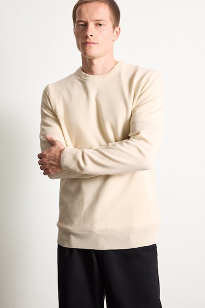 Pull en maille à col rond Coupe standard