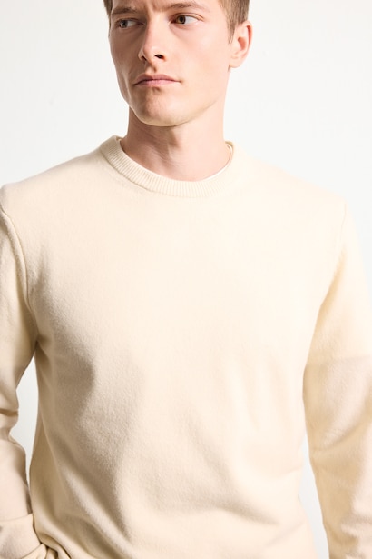 Pull en maille à col rond Coupe standard