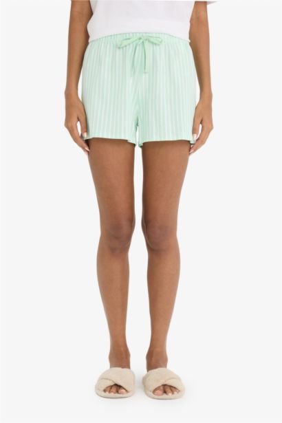 %100 Pamuk Regular Fıt Şort Pijama Altı