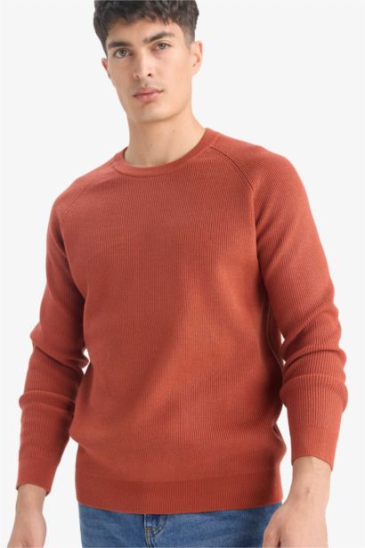 Standard Fit Crew Neck Knitwear Pullover