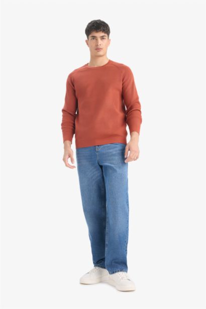 Standard Fit Crew Neck Knitwear Pullover