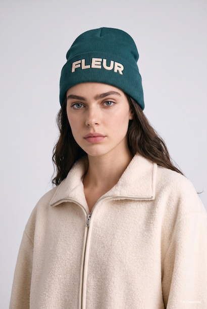 Woman Embroidered Beanie