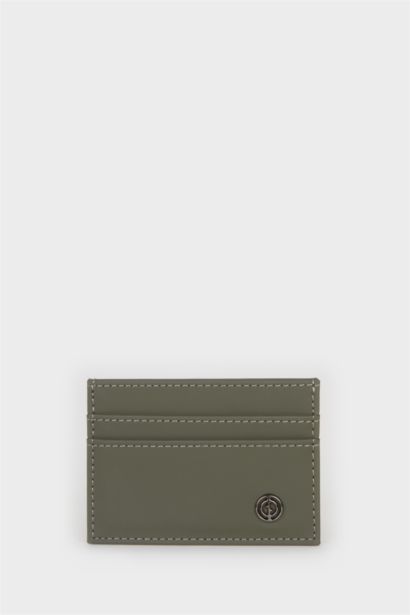 محفظة بطاقات رجالي جلد صناعي