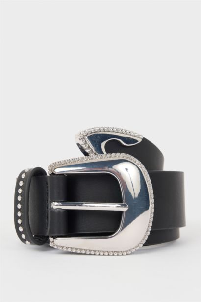 Ceinture en simili cuir pour femme