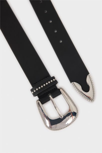 Ceinture en simili cuir pour femme