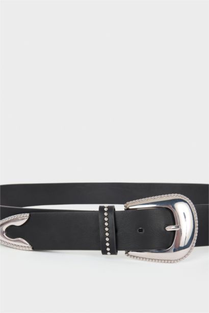 Ceinture en simili cuir pour femme