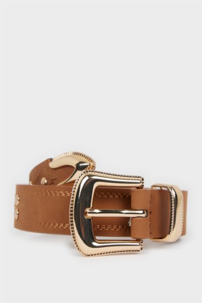 حزام جلد صناعي