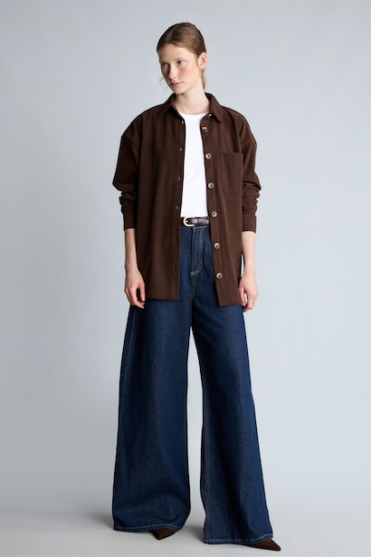 Loose Fit Corduroy Shirt