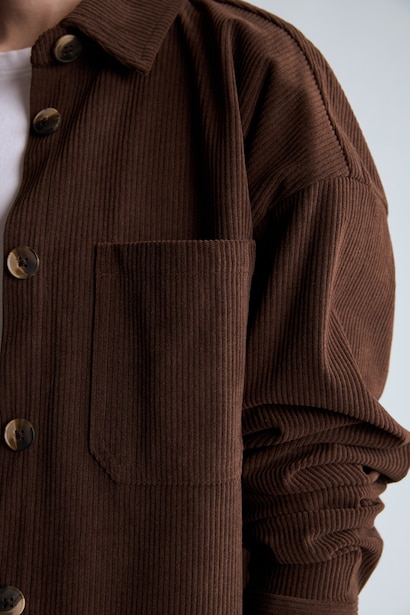 Loose Fit Corduroy Shirt