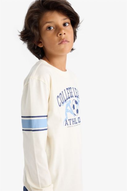 Boy Printed Top Bottom 2 Piece Pajama Set