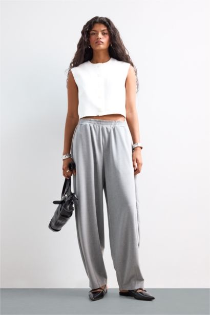 Baggy Fit Normal Bel Pantolon