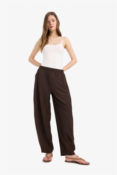 Normal Waist Balloon Fit Trousers
