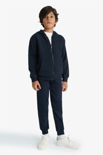 بنطلون بجامة رياضي ولادي قماش رقيق قصة عادية