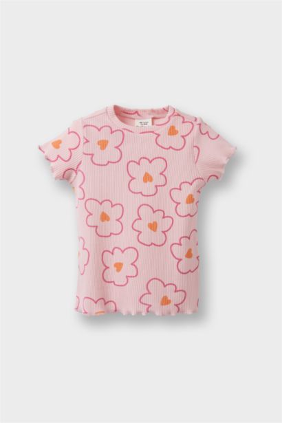 Baby Girl Printed Camisole Floral T-Shirt