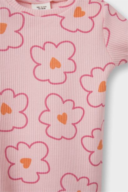 Baby Girl Printed Camisole Floral T-Shirt