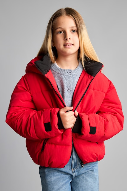 Girl Hooded Puffer Jacket