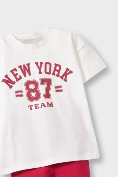 Baby Girl Slogan Printed 2 Piece Set