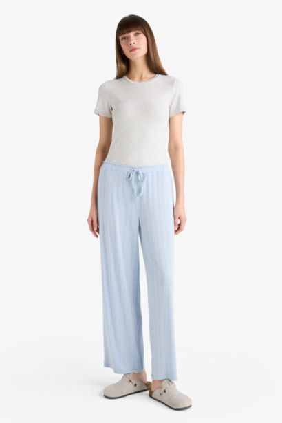 Regular Fit Beli Lastikli Pijama Altı