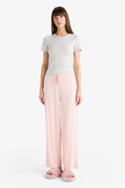 Regular Fit Beli Lastikli Pijama Altı