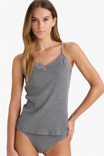 Dantel Detaylı Ribana Atlet