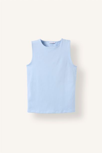 Regular Fit Basic Crew Neck Tank Top