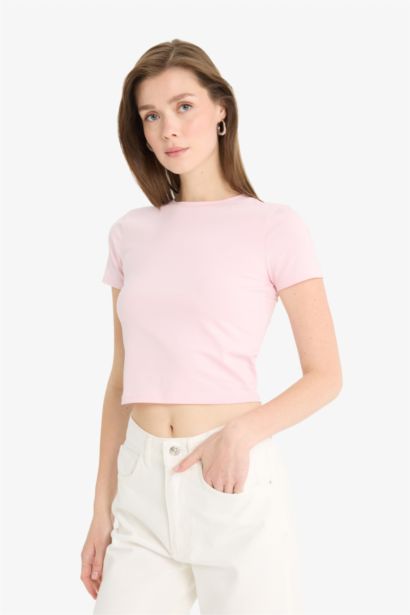 Slim Fit Slim Fit Crew Neck Basic T-Shirt