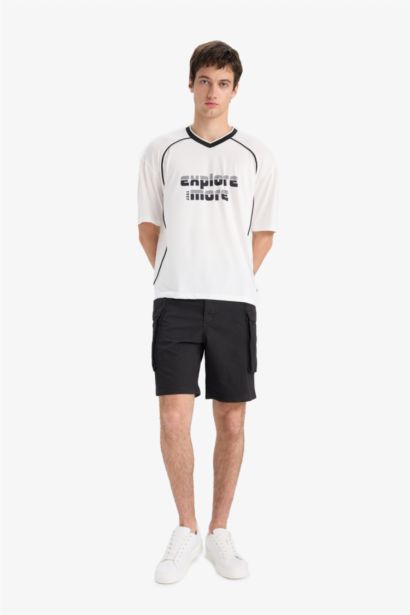 Loose Fit Crew Neck Short Sleeve T-Shirt