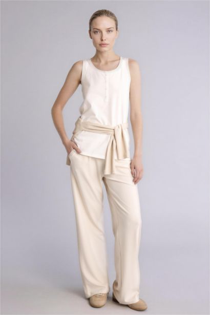 Regular Fit Crew Neck Tank Top