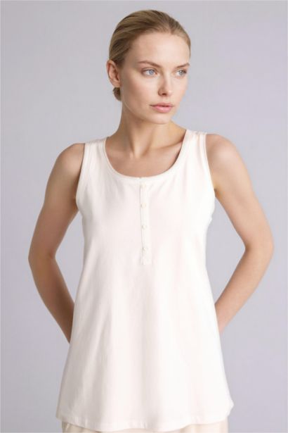 Regular Fit Crew Neck Tank Top