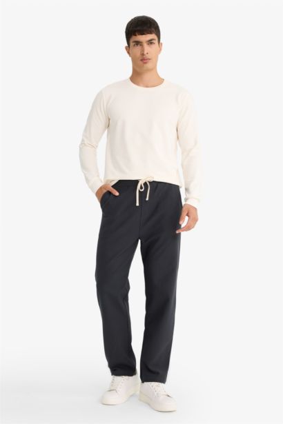 Slim Fit Crew Neck Long Sleeve T-Shirt