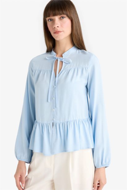 Regular Fit Crew Neck Long Sleeve Shirt