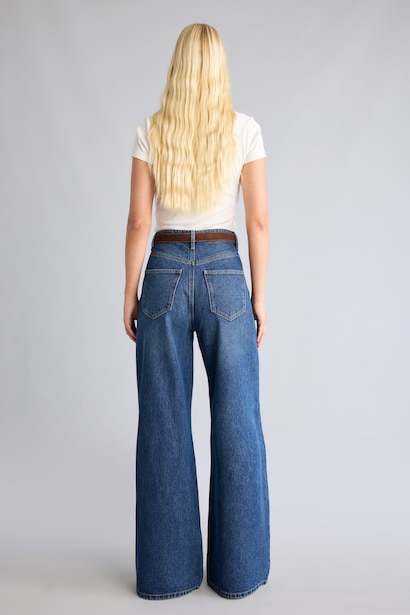 Wide Leg Orta Bel Jean