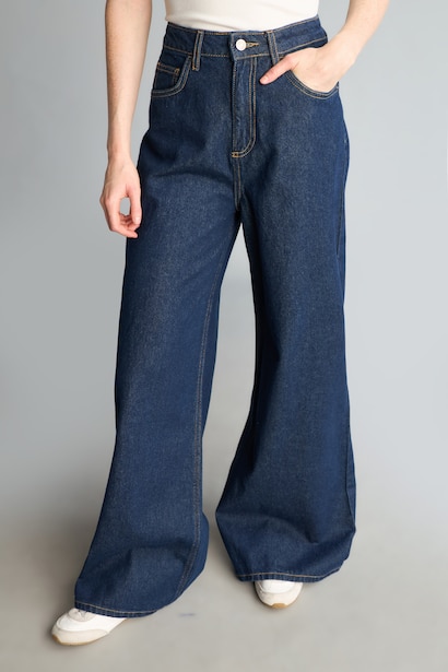 High Waist Wide Leg Trousers