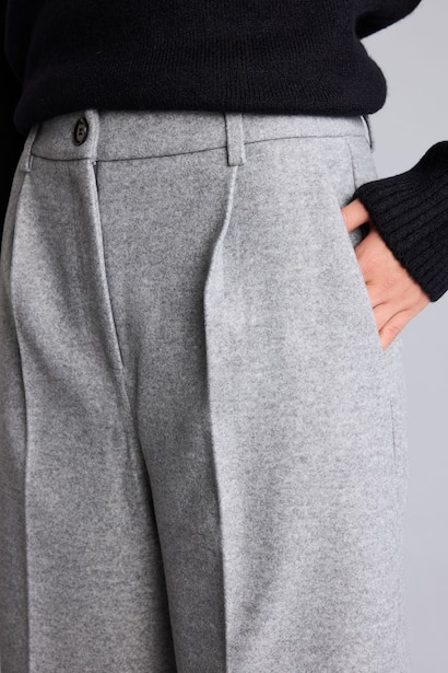 High Waist Wide Leg Trousers