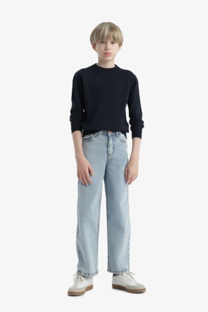 Boy Regular Fit V-Neck Pullover