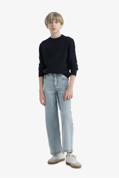 Boy Regular Fit V-Neck Pullover