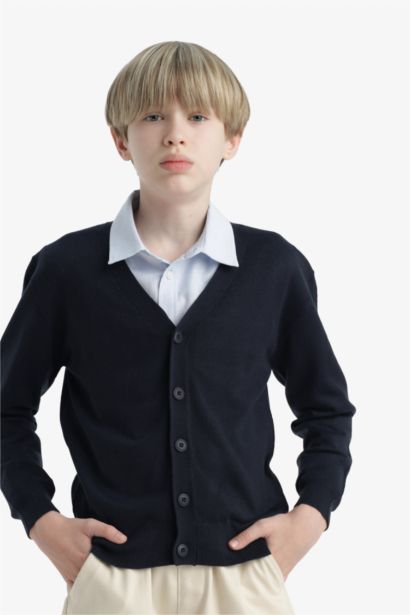 Regular Fit V-Neck Cardigan