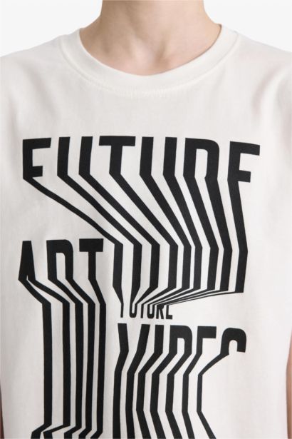 تيشيرت اولادي نص كم مطبوع قصة عادية