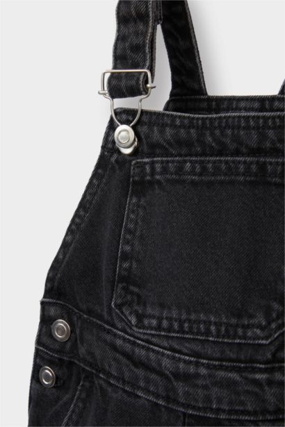 Baby Boy Regular Fit Denim Jumpsuit