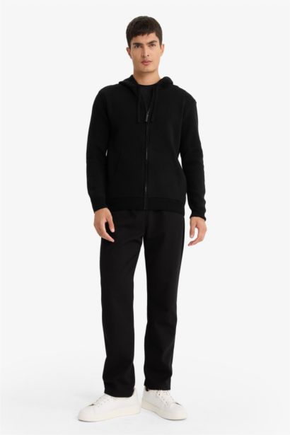 Relax Fit with Pockets Zippered Hoodie