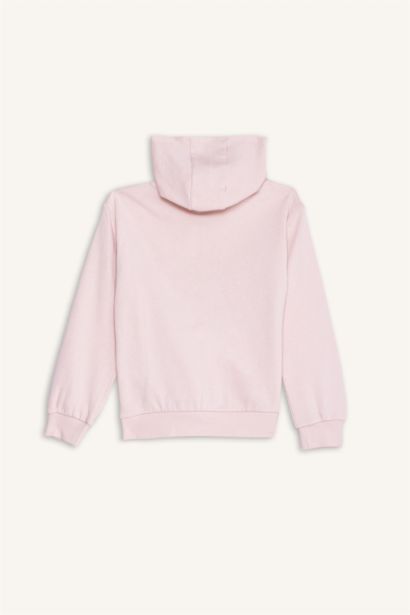 Girl Thick Fabric Zip-Up Hoodie