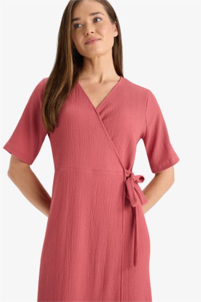 Regular Fit V-Neck Dress