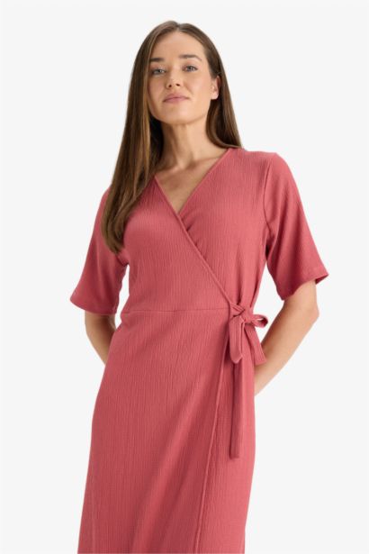 Regular Fit V-Neck Dress